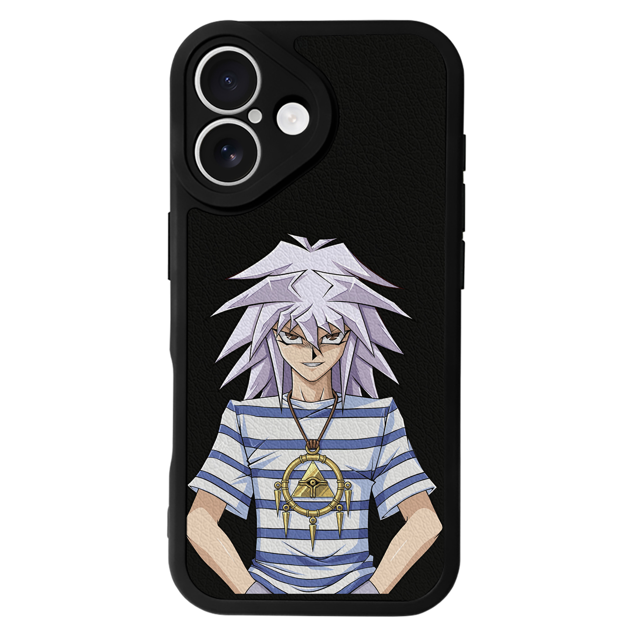 遊☆戯☆王 Yu-Gi-Oh! 【iPhone 16シリーズ対応】シリコンスマホケース（レザー調） 材質：シリコン